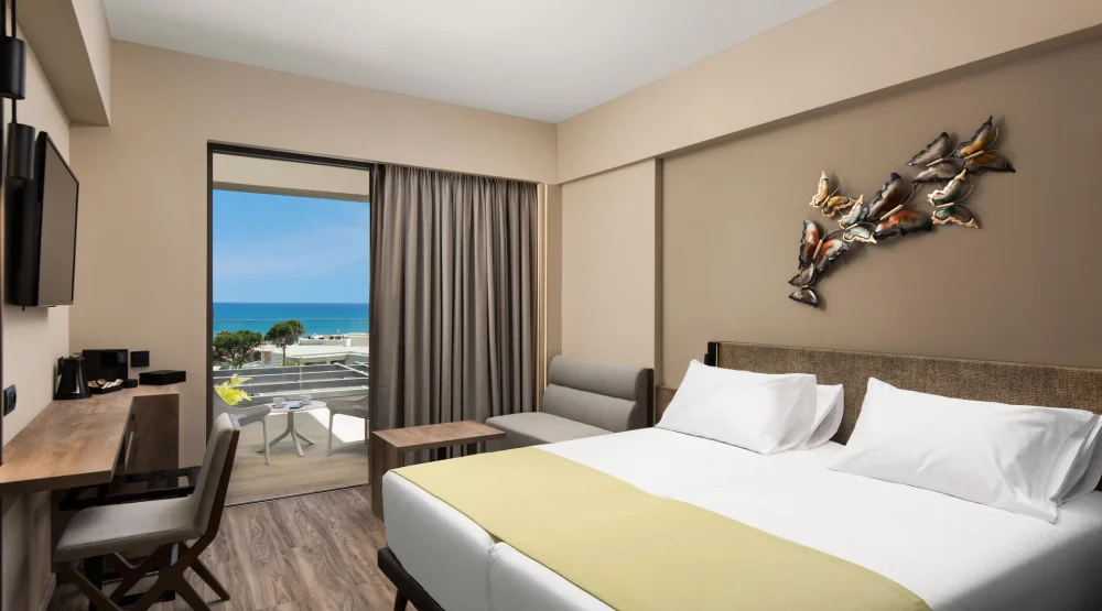 Deluxe Room with Sea View at Atlantica Amalthia Beach Hotel