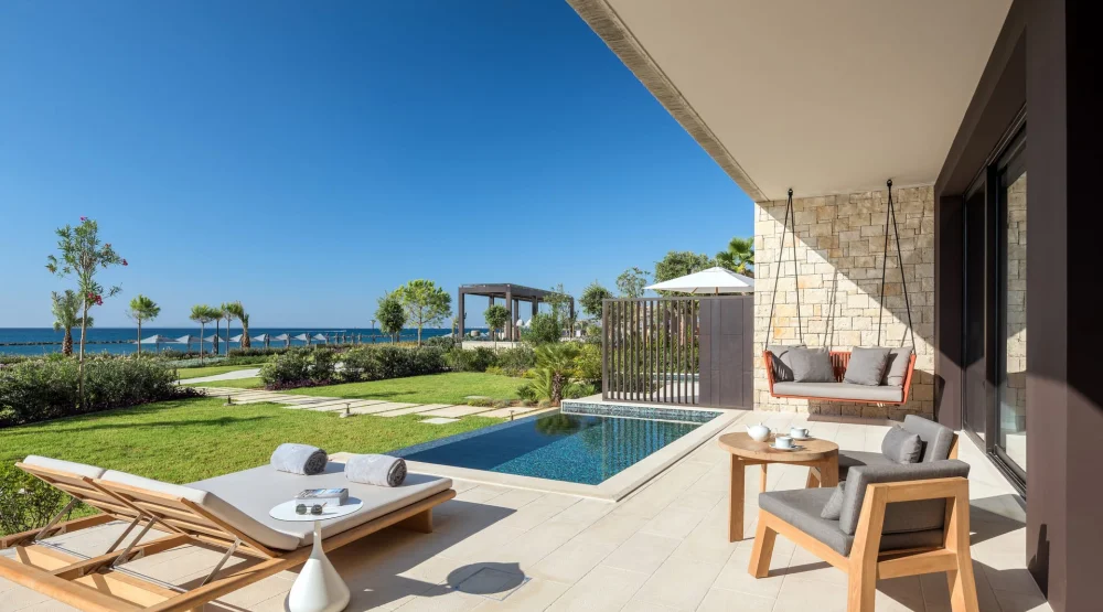 Seafront Cabana Suite with Private Pool Two Bedrooms at Amara