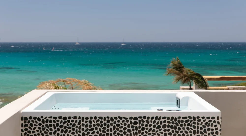 Diamond Two Bedroom Sea View Residence with Outdoor Hot Tub at Eden Beachfront Residences & Suites