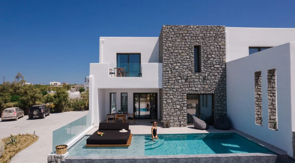 Grande Sea View Suite with Private Pool at Milestones Naxos