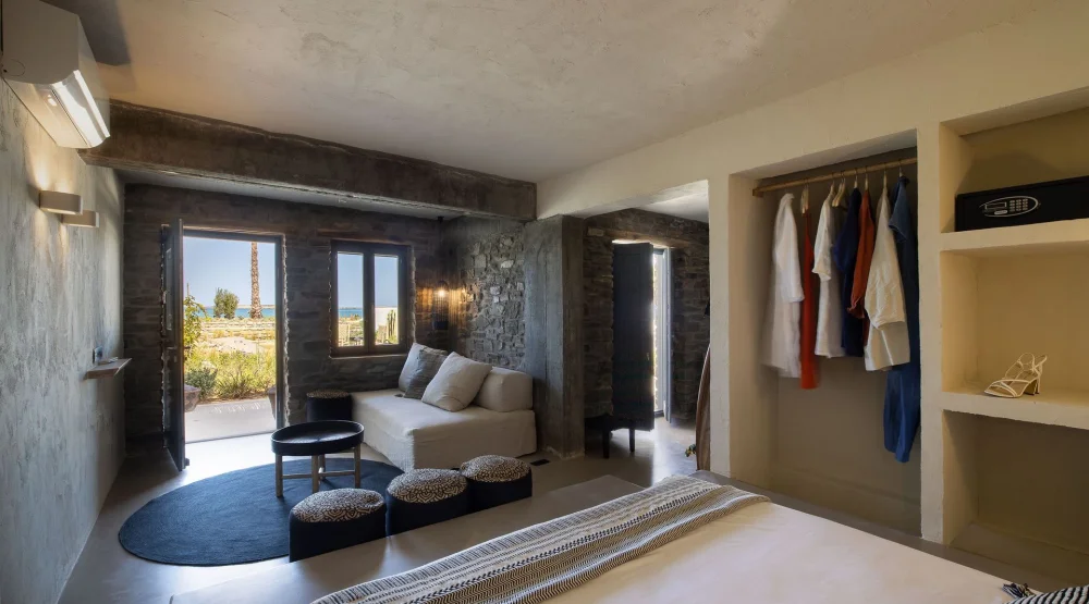 One Bedroom Apartment Ground Floor Sea View N°6 at Seesoo Paros Beachfront Resort