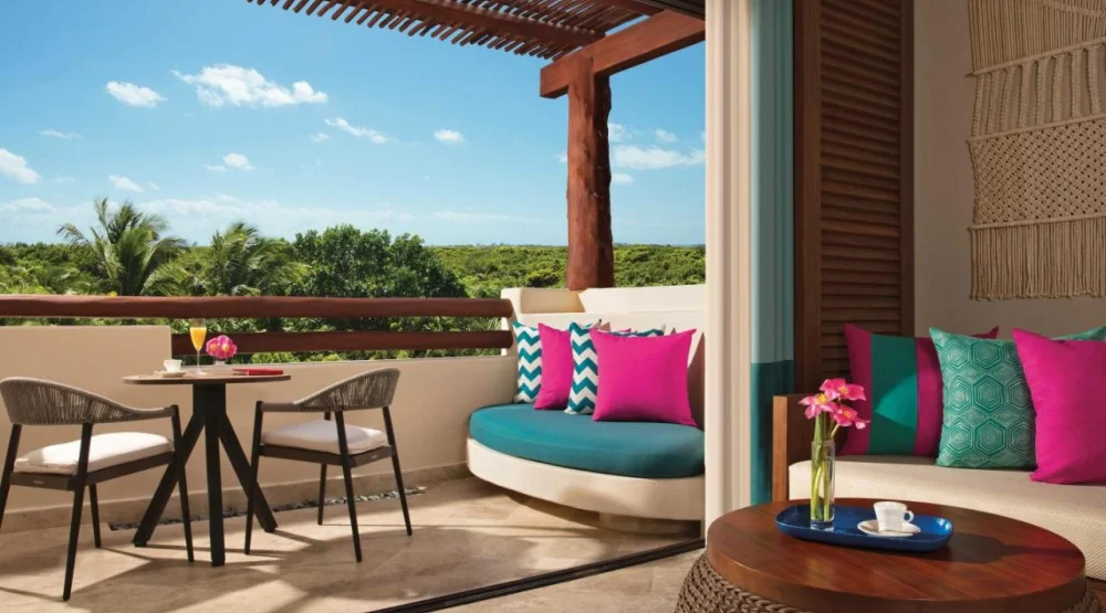 Junior Suite Partial Ocean View King at Secrets Maroma Beach