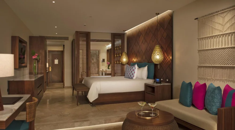 Junior Suite Partial Ocean View Double at Secrets Maroma Beach