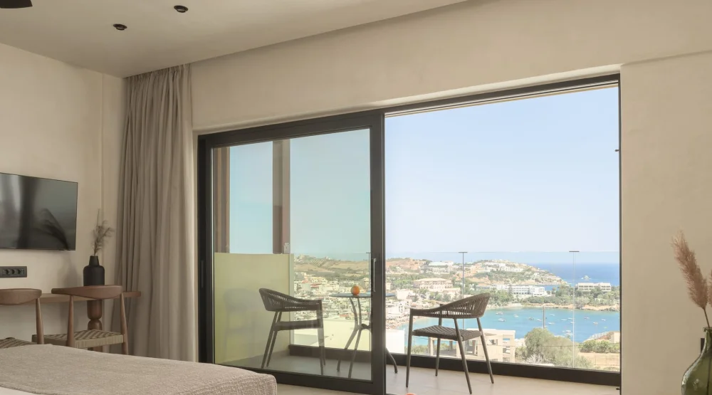 Superior Open Plan Apartment Sea View at Irida Hotel