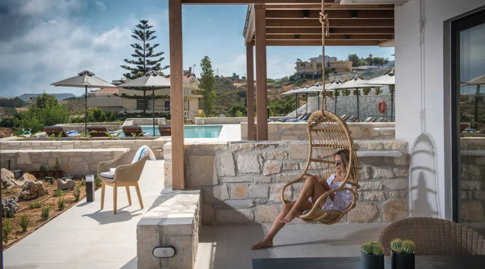 Junior Suite Sea View at Irida Hotel