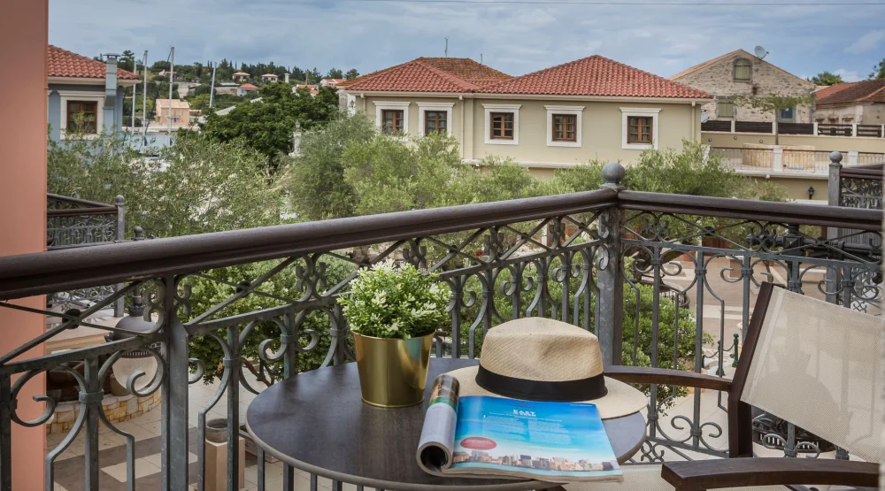 Suite with Partial Harbour View No 104 at Balhambra Suites Fiscardo