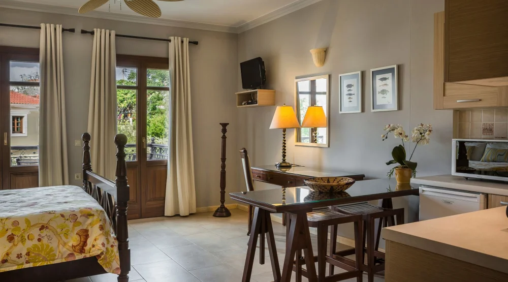 Superior Suite with Courtyard View No 107 at Balhambra Suites Fiscardo