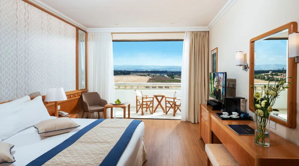 Family Interconnecting Classic Rooms Land View at Constantinou Bros Athena Beach Hotel