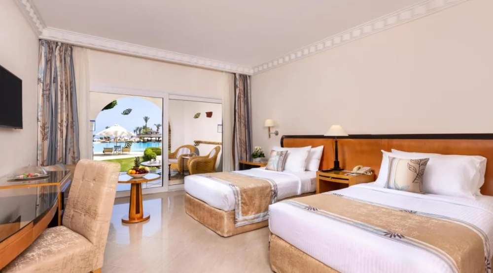 Standard Twin Room with Pool View at Savoy Sharm El Sheikh