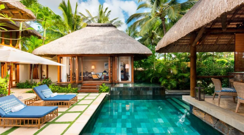 Two Bedroom Pool Villa with Garden View at Constance Belle Mare Plage