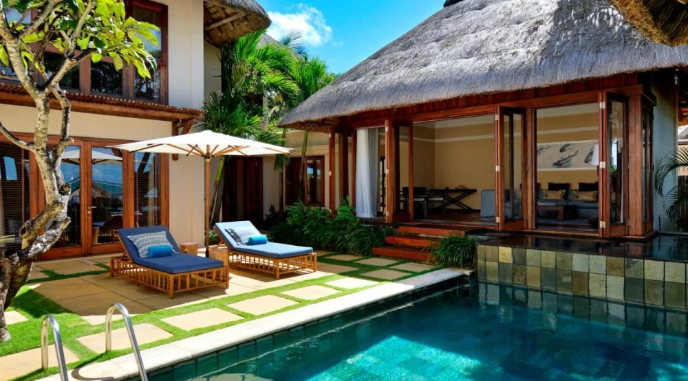 Three Bedroom Pool Villa with Garden View at Constance Belle Mare Plage