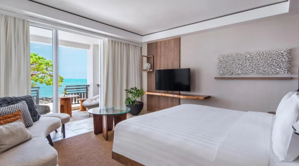 Frangipani Beachfront Junior Suite at Shangri-La Le Touessrok Resort & Spa