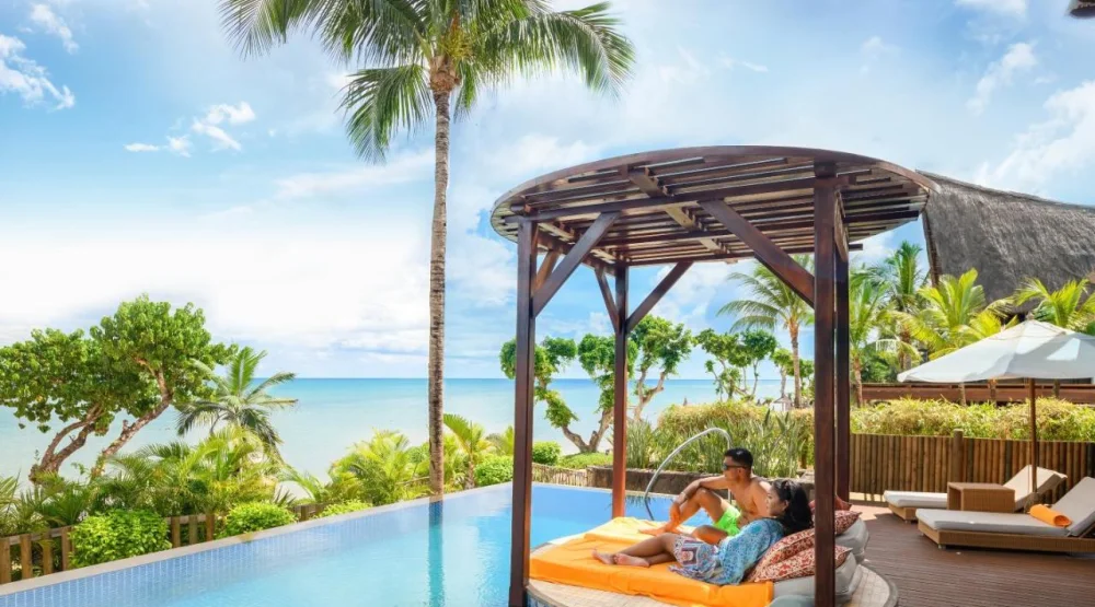 Two Suite Imperial Beach Villa with Heated Pool at Le Jadis Beach Resort & Wellness