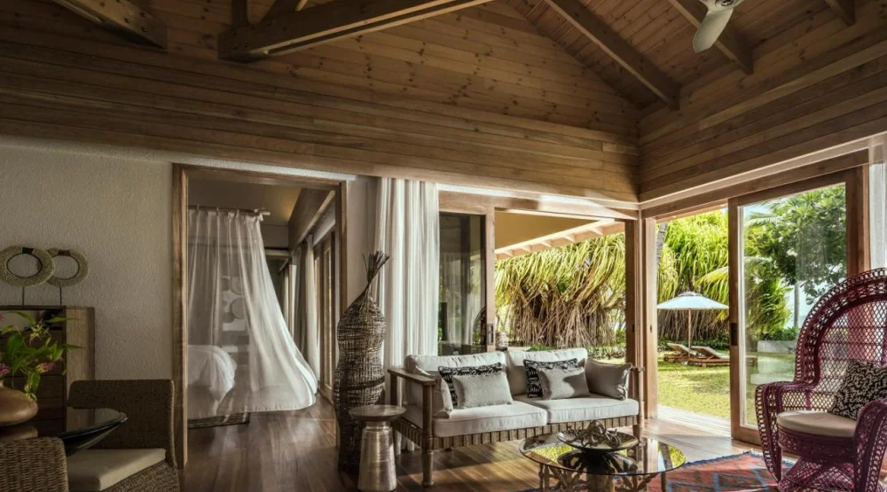 Sunset Beach King Suite at Four Seasons Resort Seychelles at Desroches Island