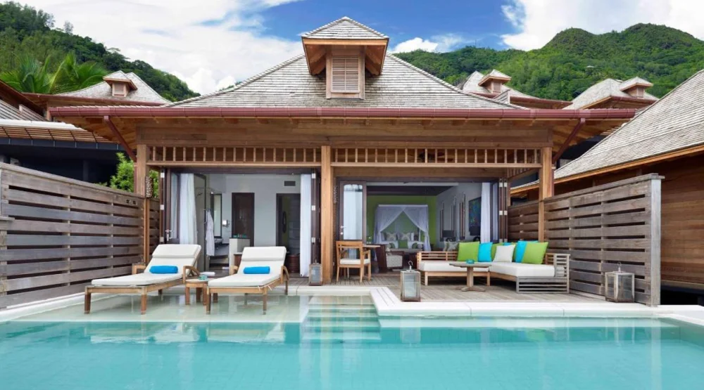 Grand Oceanview Villa with Infinity Pool at Hilton Seychelles Northolme Resort & Spa