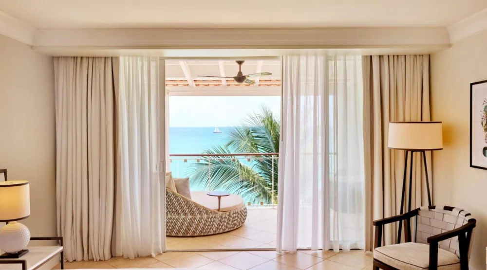 Signature King Room Ocean Front - Highest Floor at Fairmont Royal Pavilion