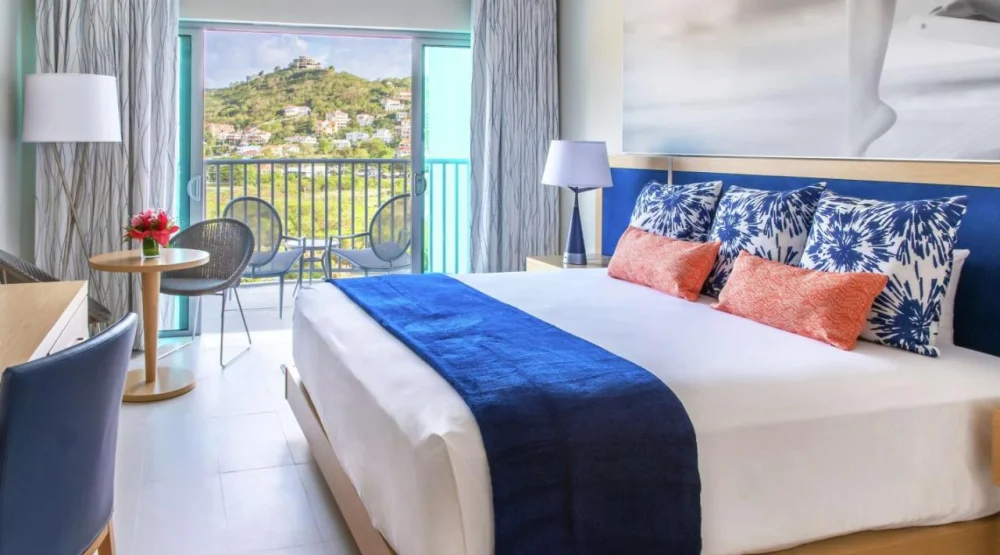 King Room with Mountain View at Harbor Club St Lucia Curio Collection by Hilton