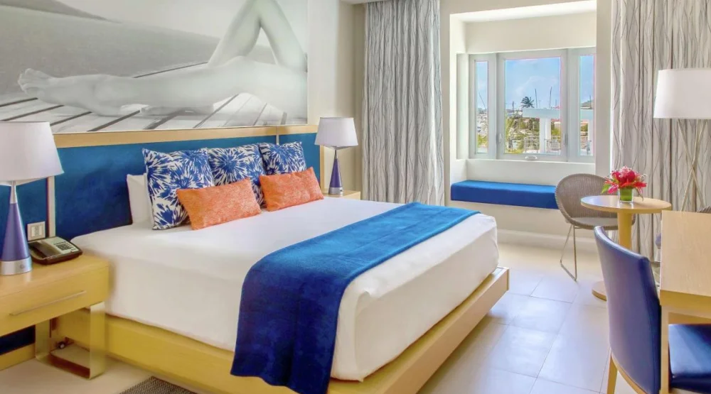 King Room with Marina View at Harbor Club St Lucia Curio Collection by Hilton