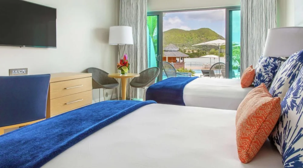 Double Room with Swim Up Pool at Harbor Club St Lucia Curio Collection by Hilton