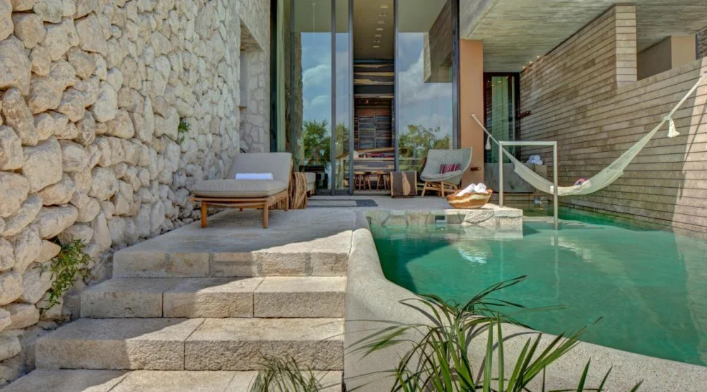 Suite Beach Front at La Casa De La Playa by Xcaret