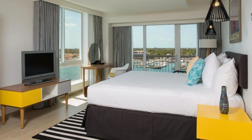 One Bedroom Harbor Front Suite King at Warwick Paradise Island Bahamas