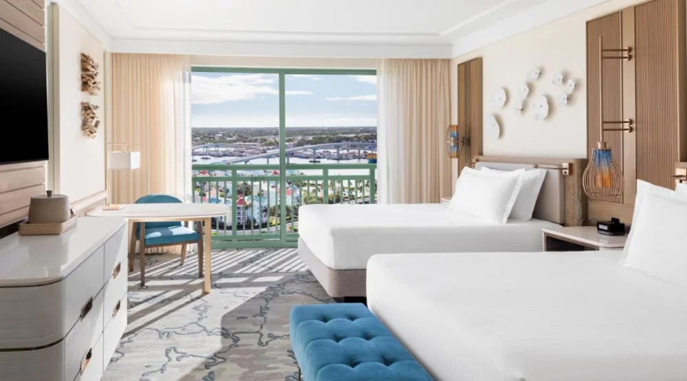 Double Queen Harbor View at The Royal at Atlantis