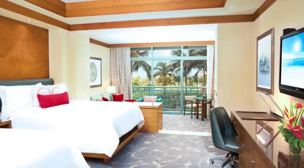 Ocean Suite - Two Queen Beds at The Cove At Atlantis