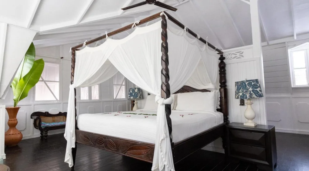 Deluxe Two Bedroom Cottage with Kitchen at Fond Doux Eco Resort