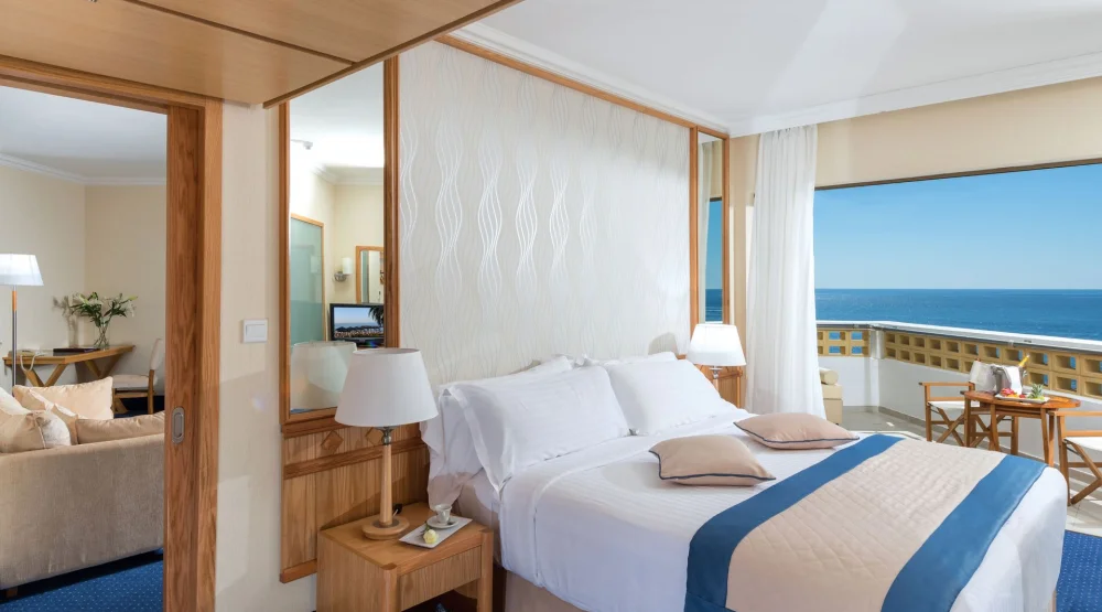 Executive One Bedroom Suite Sea View at Constantinou Bros Athena Royal Beach