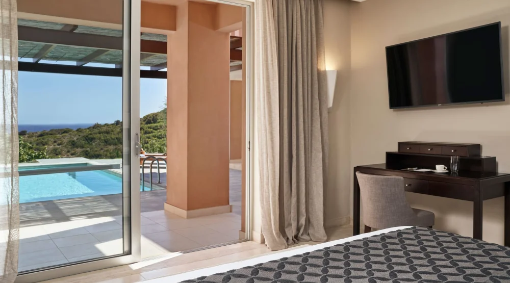 Suite with Private Pool Sea View at Atlantica Belvedere Resort