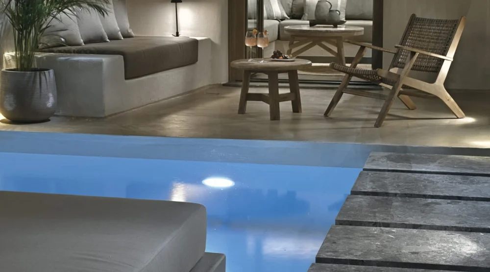 Aeon Suite Sea View with Private Pool at Domes Noruz Mykonos