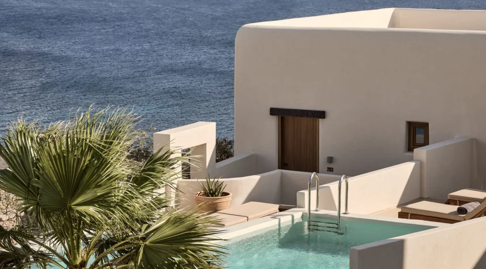 Omeon Signature Suite Sea View with Private Pool at Domes Noruz Mykonos