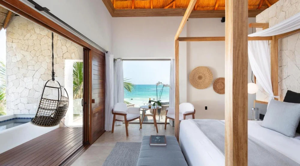 Master Suite Ocean Front at Tago Tulum By G Hotels
