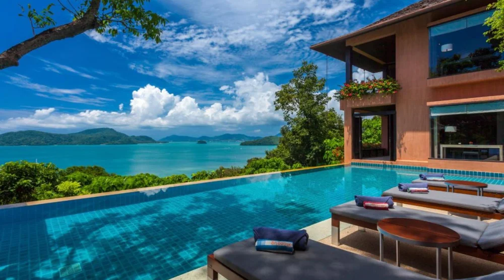Four Bedroom Residence Villa Ocean View at Sri Panwa Phuket Luxury Pool Villa Hotel