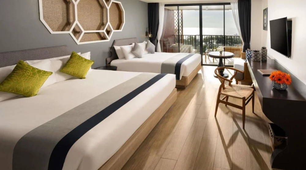 Premier Family Room, Sea View, One King Bed and One Queen Bed, Balcony at Avista Grande Phuket Karon