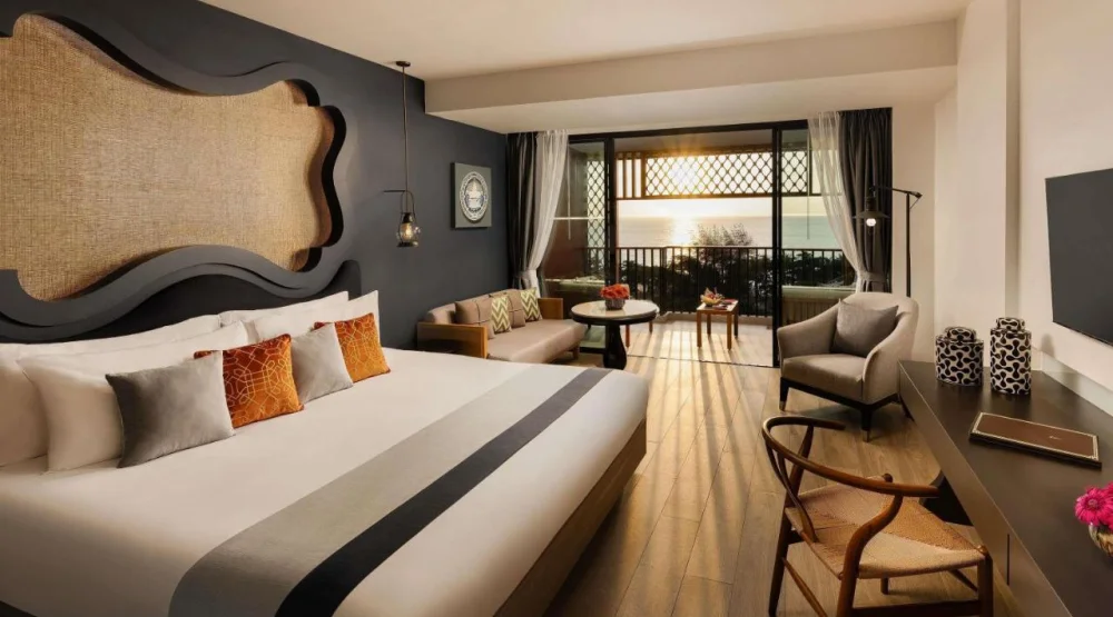 Premier Room, Sea View, One King Bed, Balcony at Avista Grande Phuket Karon