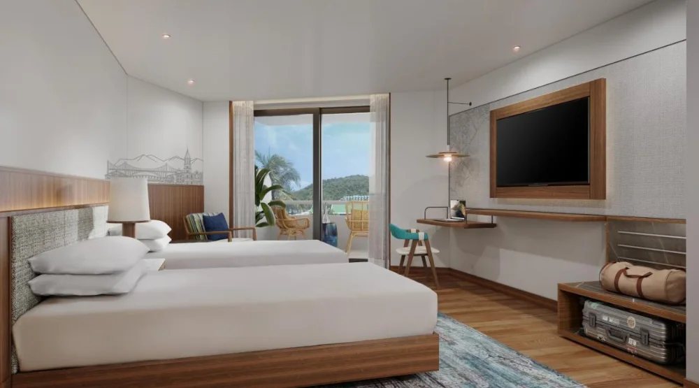Premium Room, Two Twin Bed at Le Meridien Phuket Beach Resort