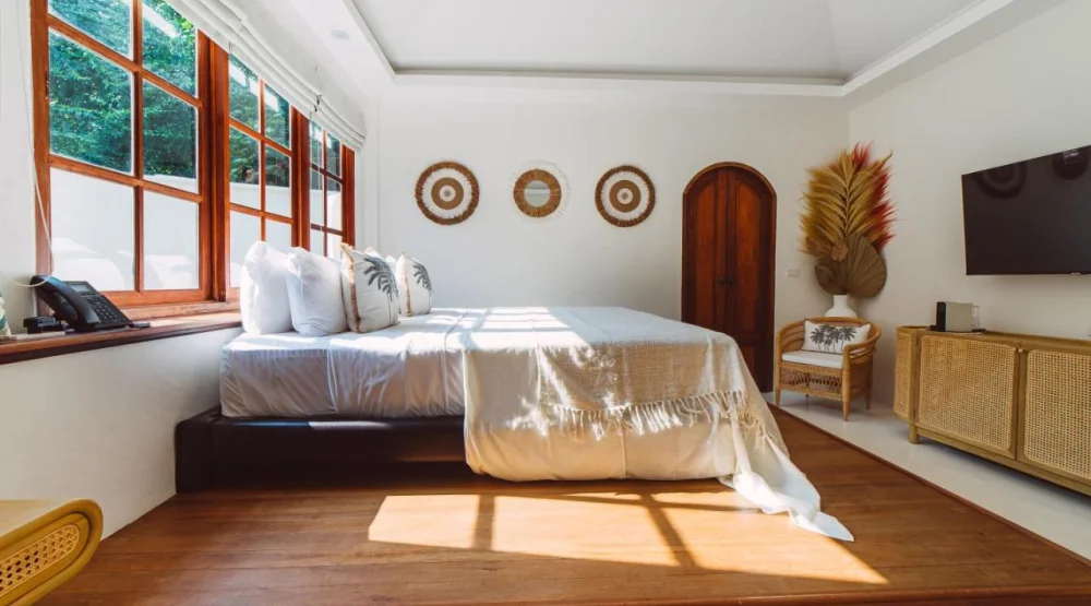 Deluxe Double Room with Side Sea View at Zazen Boutique Resort & Spa