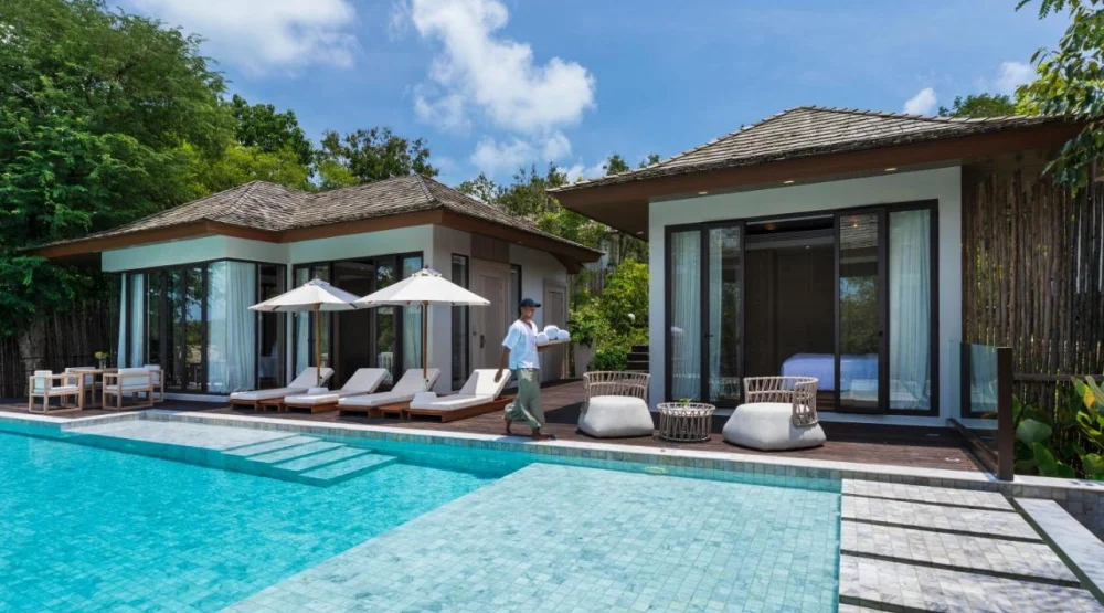Tropical Two Bedroom Pool Villa at Cape Fahn Hotel Private Island
