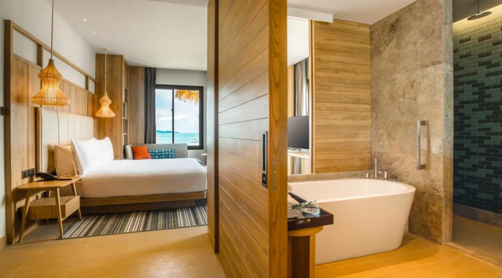 One Bedroom King Suite with Ocean View at Holiday Inn Resort Samui Bophut Beach