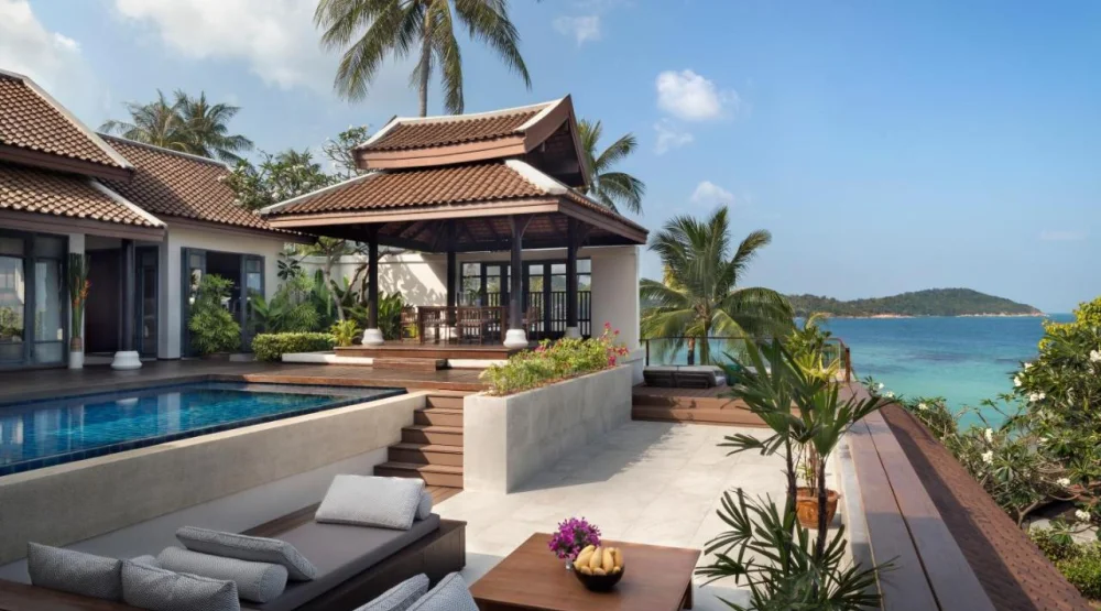 Two Bedroom Oceanfront Residence at Anantara Lawana Koh Samui Resort
