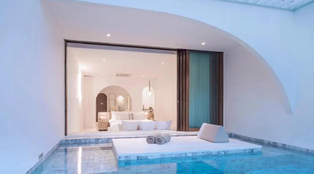 Oceanfront Balcony Pool Suite at SALA Samui Chaweng Beach Resort