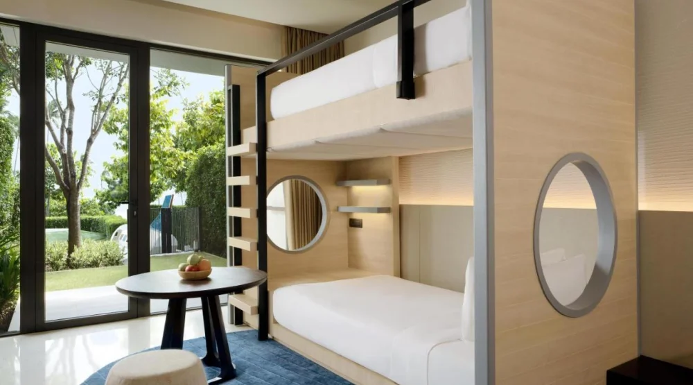 Family Room with One King Bed, One Bunk Bed and Garden View at Hyatt Regency Koh Samui