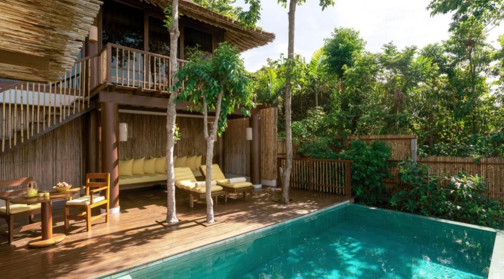 Ocean Front Pool Villa Suite at Six Senses Samui