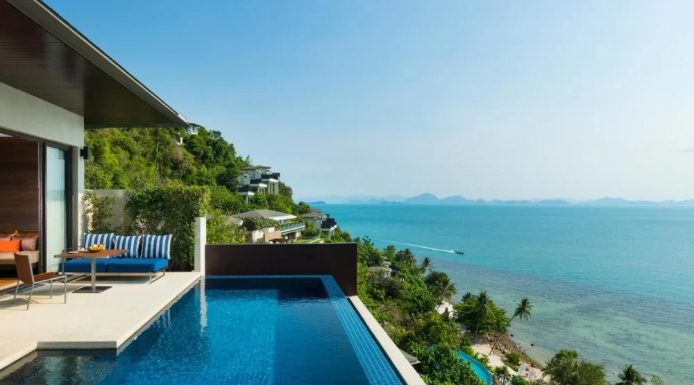 One Bedroom Premium Pool Villa with Ocean View at Conrad Koh Samui