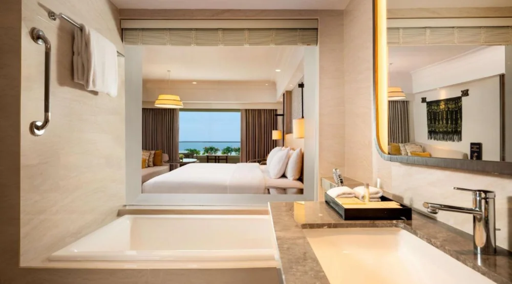 King Suite with Terrace and Ocean View at Hilton Bali Resort