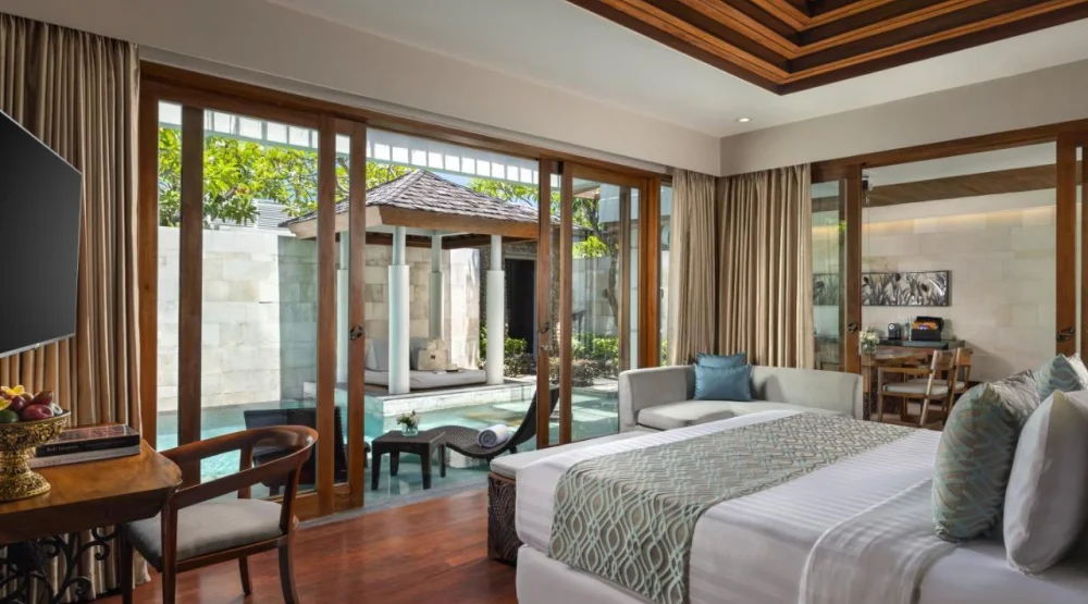 One Bedroom Garden View Villa with Private Pool at The Seminyak Beach Resort & Spa