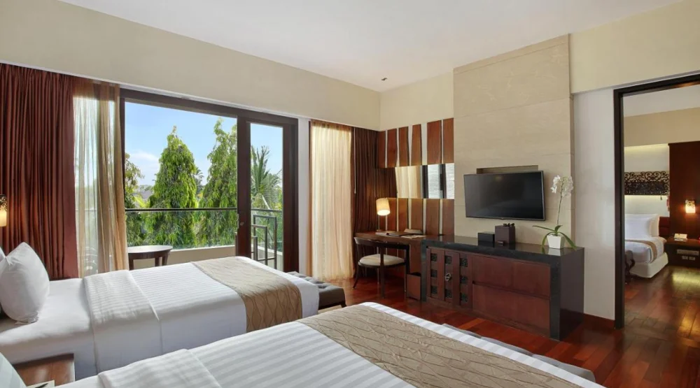 Garden Room Twin Beds at The Seminyak Beach Resort & Spa