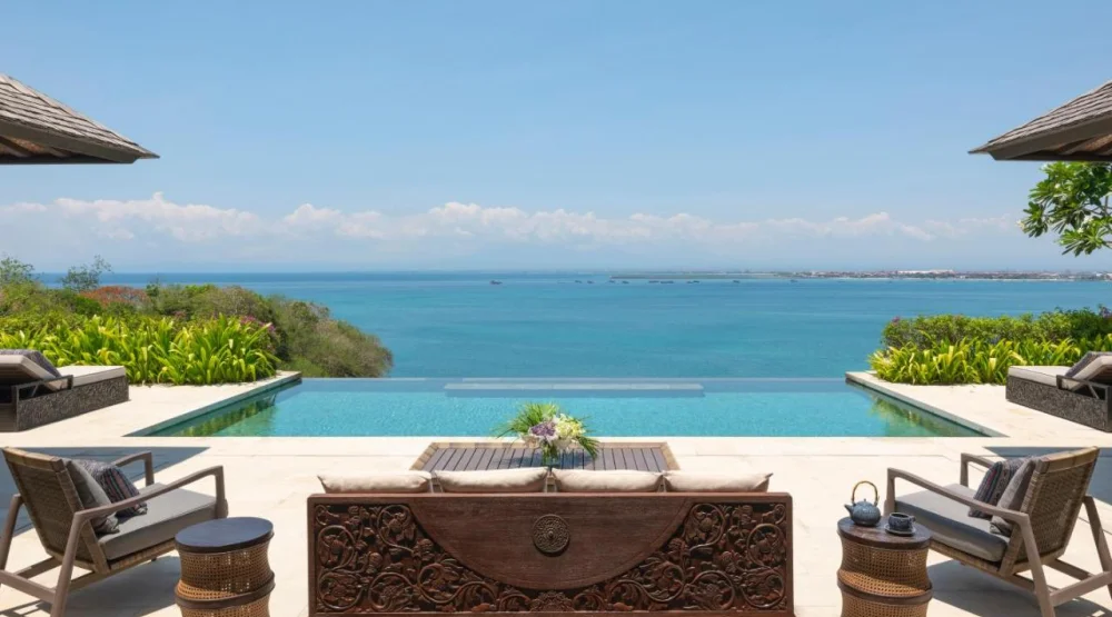 Ocean Front Two Bedroom Pool Villa at Raffles Bali