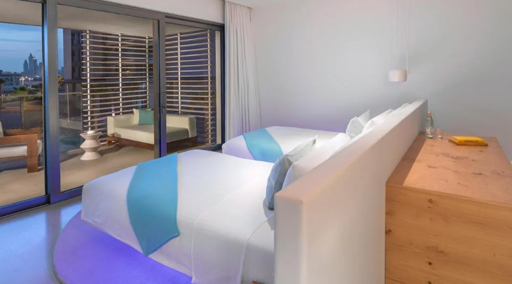 Covet Twin Room at Nikki Beach Resort & Spa Dubai